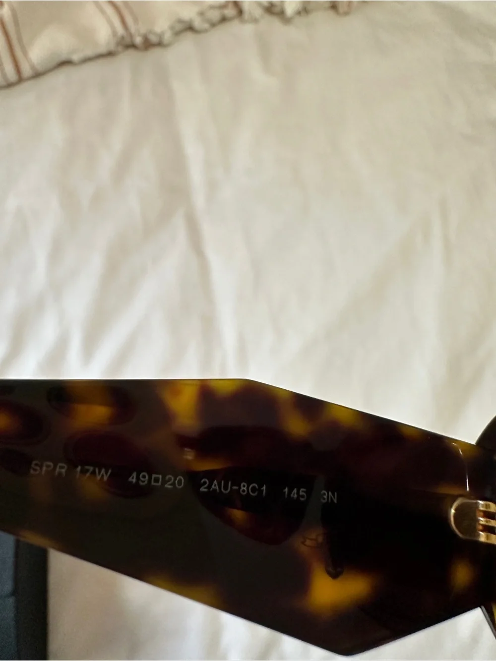 Prada Tortoiseshell Rectangular Sunglasses - Brown/Black Frame